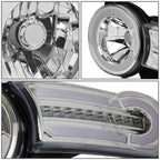 07-14 Toyota FJ Cruiser LED DRL Sequential Turn Signal Headlights