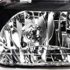 99-04 Ford Mustang LED DRL Headlights Chrome Housing