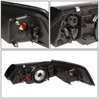 99-04 Ford Mustang LED DRL Headlights Chrome Housing