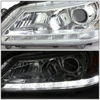 2013-2015 Honda Accord LED DRL Projector Headlights Chrome