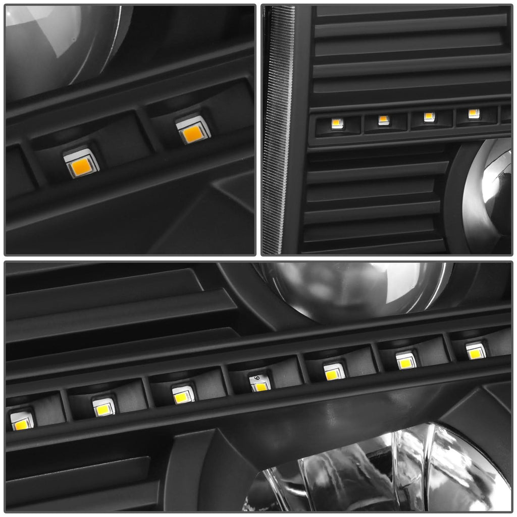 07-13 GMC Sierra 1500 / 07-14 Sierra 2500 3500 C-Bar LED DRL Headlights