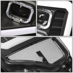 2009-2014 Ford F-150 Quad LED DRL Halo Ring Projector Headlights
