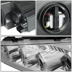 2015-2018 Ford Focus Sequential Halo Projector Headlights Chrome