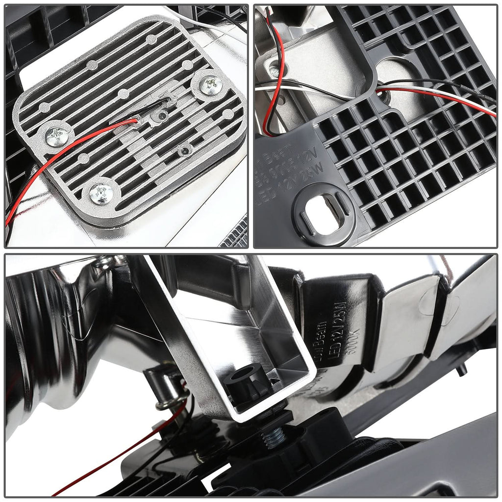 94-00 GMC C/K Series Yukon Suburban Clear LED Bar Headlights
