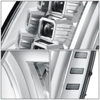 2007-2014 Cadillac Escalade Projector LED Switchback Headlights Chrome