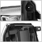 2007-2014 Cadillac Escalade Projector LED Switchback Headlights Chrome