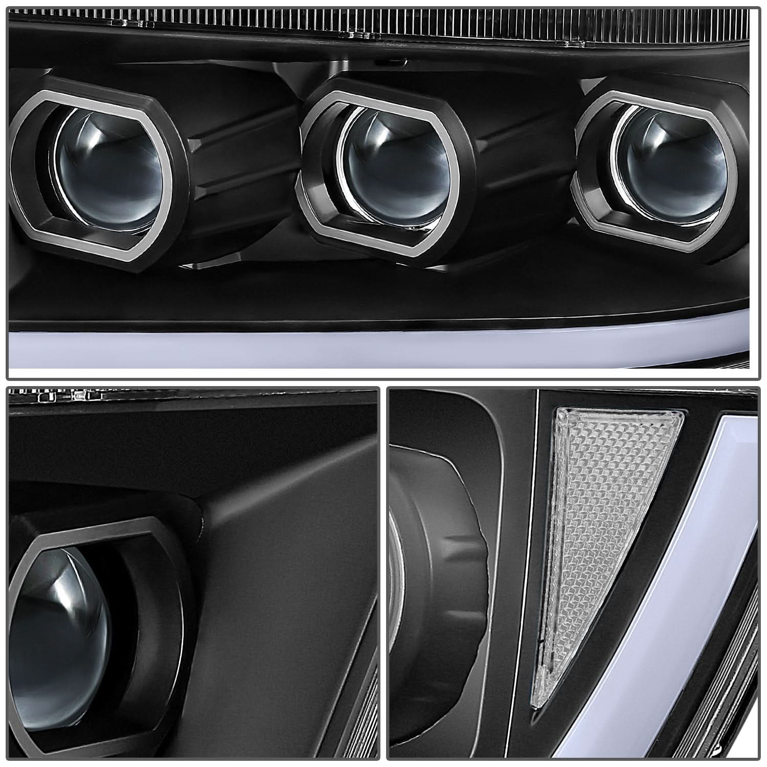 2019-2024 RAM 1500 OE Style Headlights - Black Housing Clear Corner