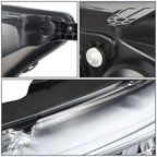 2019-2023 Ford Ranger LED DRL Chrome Headlights with Clear Corners