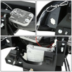 98-04 Chevrolet Blazer/S10 LED Switchback L-Pattern Headlights - Black