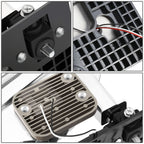 Clear Lens Chrome Housing LED Bar Headlights 4PCS