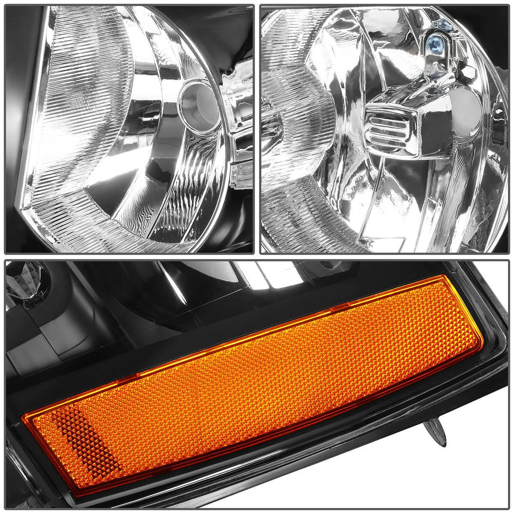07-14 Chevrolet Tahoe Suburban Avalanche LED DRL Headlights Black
