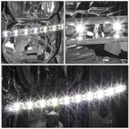 07-14 Chevrolet Silverado LED Reflector Headlights Chrome Housing