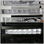 2014-2015 Chevrolet Silverado LED DRL Chrome Headlights