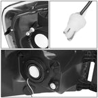 06-09 Dodge Ram LED DRL Headlights - Black Housing Amber Corner