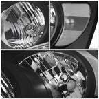 06-09 Dodge Ram LED DRL Headlights Black Housing Clear Corner