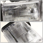 94-02 Dodge Ram OEM Style Headlights Chrome Housing 4PC Kit