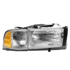 94-02 Dodge Ram OEM Style Right Headlight - Chrome Housing