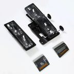 94-00 GMC C10 8PC Smoke Housing Headlight Set w/ Amber Corners