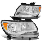 15-17 Chevrolet Colorado Chrome Housing Headlights with Amber Corner