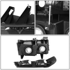 04-12 Chevrolet Colorado/Canyon Black Housing Headlights w/ Amber Corner