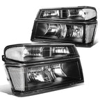 04-12 Chevrolet Colorado & GMC Canyon Black Housing Headlights 4PC Kit