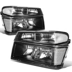 04-12 Chevrolet Colorado & GMC Canyon Black Housing Headlights 4PC Kit
