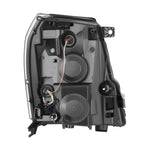 07-14 Cadillac Escalade Black Housing Clear Corner Headlights