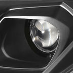 16-17 Chevrolet Equinox Projector Headlights - Black Housing Amber Corner
