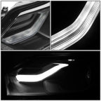 2018-2021 Chevrolet Equinox Projector LED DRL Headlights Black Housing