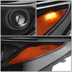 2018-2021 Chevrolet Equinox Projector LED DRL Headlights Black Housing