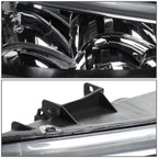 2003-2006 Chevrolet Silverado Avalanche Black Amber Headlights 2PC