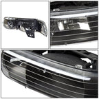 99-06 Chevrolet Silverado Suburban Tahoe Black Housing Headlights
