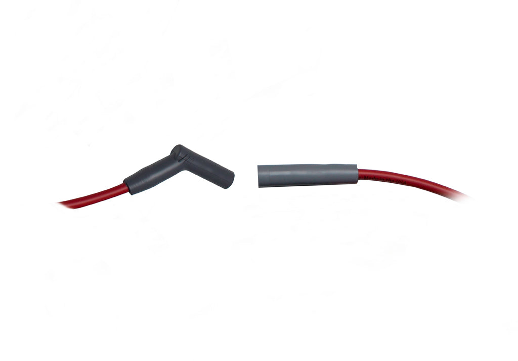 Hinson Motorsports Universal Red LS and LT Spark Plug Wire Set with 45 degree and straight boots