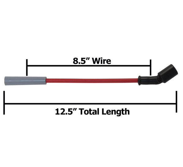 Hinson Motorsports Red 8.5mm Spark Plug Wires – GM Truck & SUV 4.8/5.3/6.0/6.2L (99-13), Straight or 45° Boot