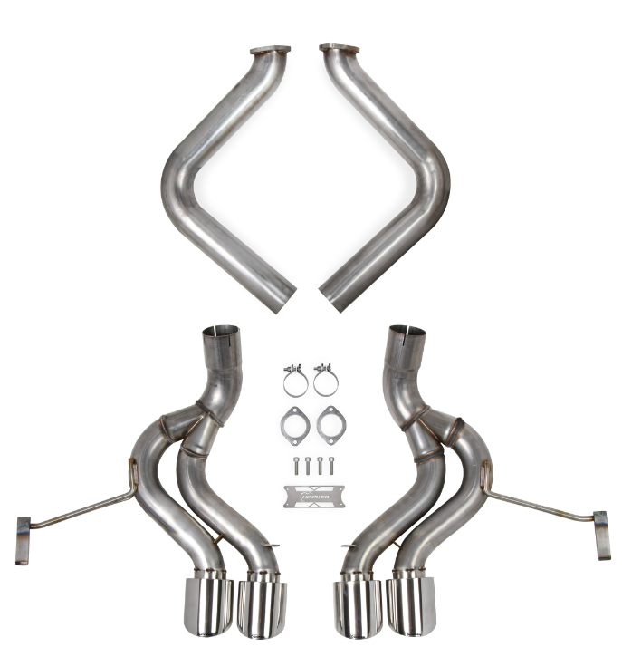 HOOKER BLACKHEART AXLE-BACK EXHAUST SYSTEM 1997-2004 C5 Corvette 5.7L