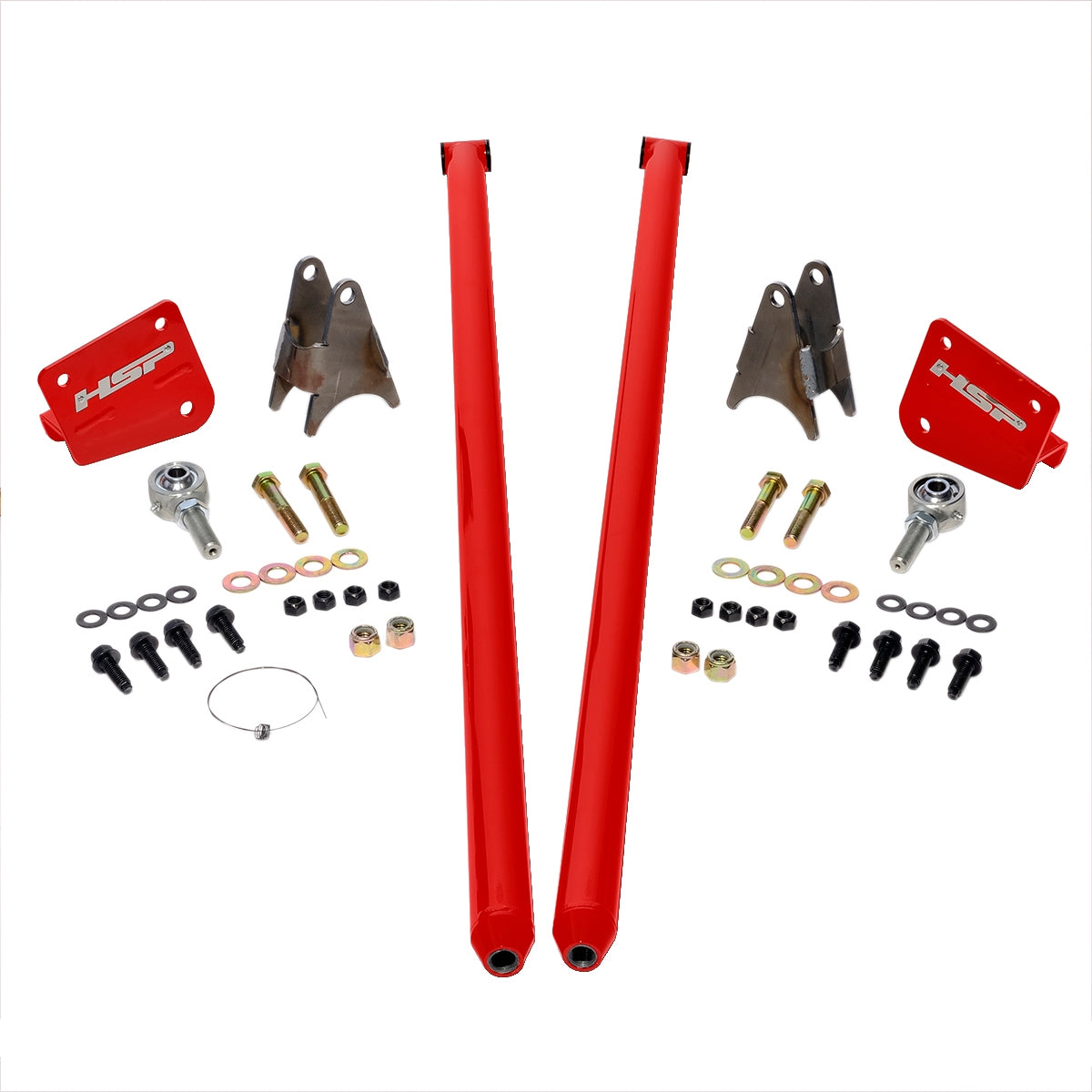 80 Inch Traction Bars For 03-13 Dodge RAM 2500 and 03-18 RAM 3500-Flag Red HSP Diesel