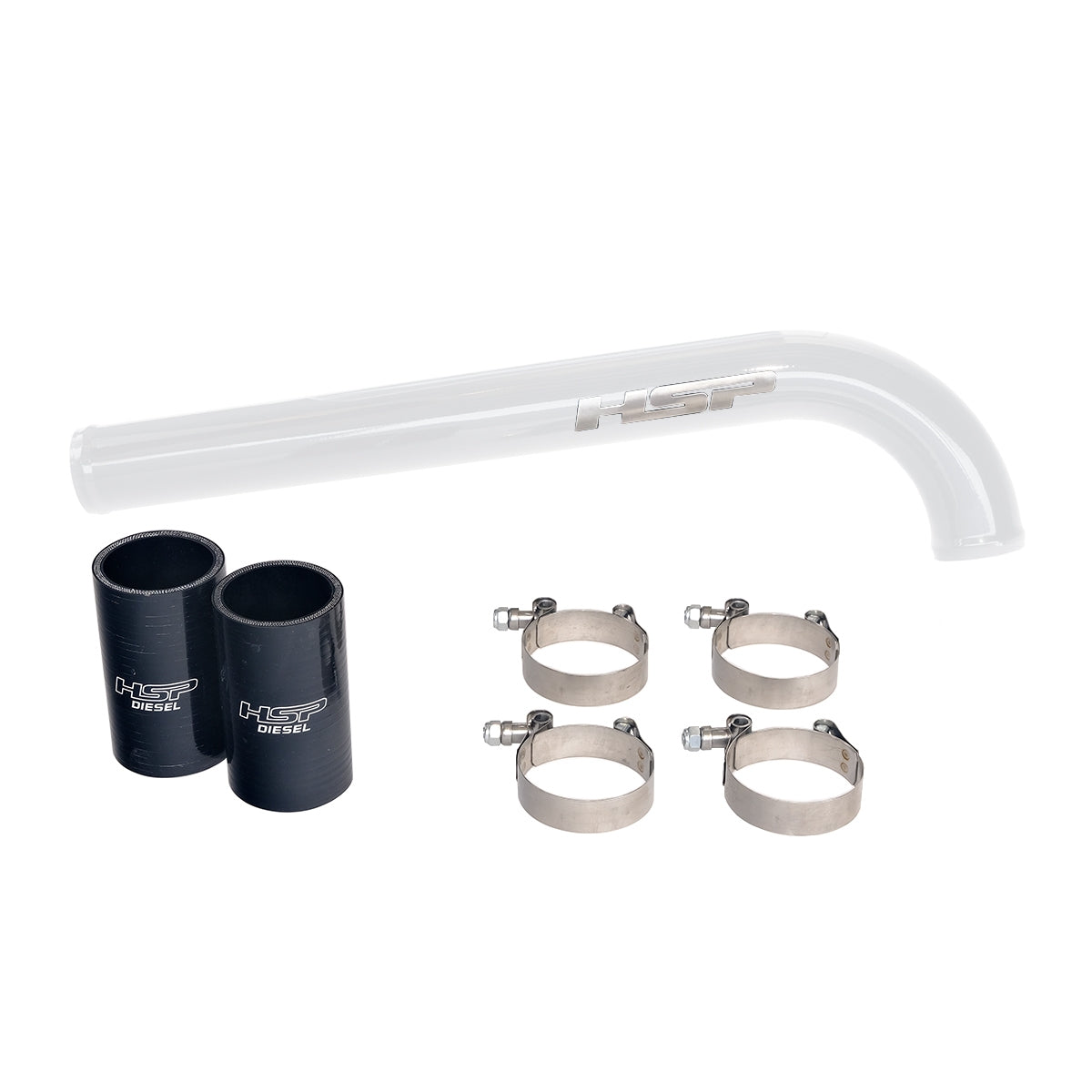 Upper Coolant Tube For 19-22 Dodge Cummins 5th Gen 6.7L-Polar White HSP Diesel
