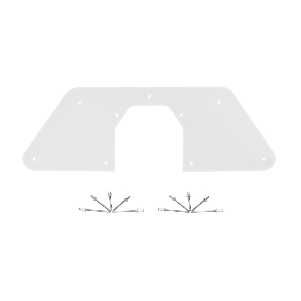 Hood Latch Plate For 19-22 Dodge Cummins 5th Gen 6.7L-Polar White HSP Diesel