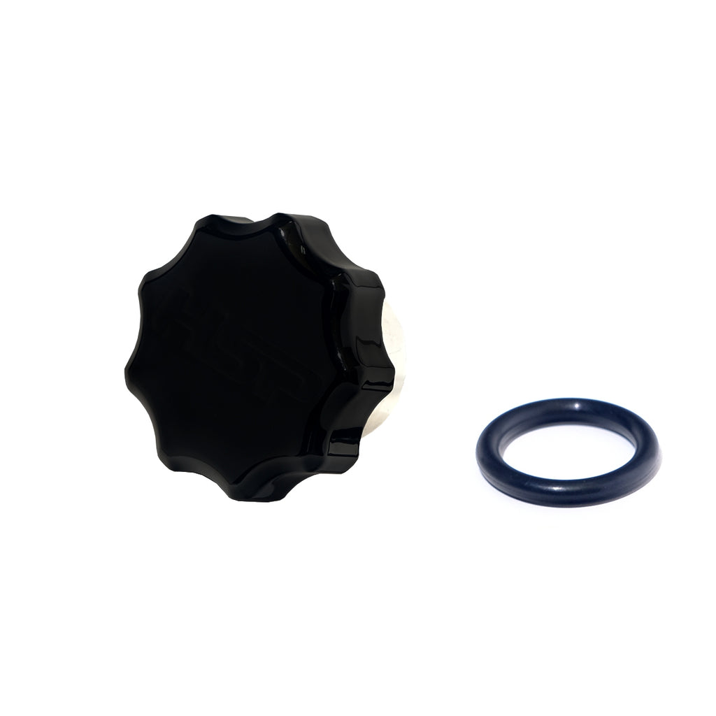 01-16 Chevrolet/GMC Billet Oil Fill Cap For Factory Filler Neck Silk Satin Black HSP Diesel