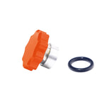 11-16 Chevrolet/GMC Billet Oil Fill Cap For HSP Filler Neck M and M Orange HSP Diesel