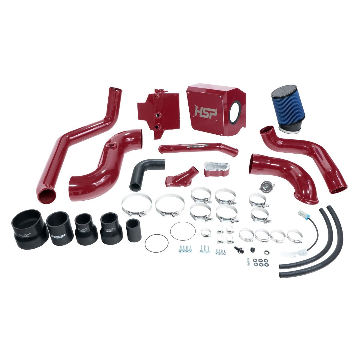 Deluxe No Bridge/Cold Side Bundle Kit For 2004.5-2005 Chevrolet/GMC-Illusion Cherry HSP Diesel