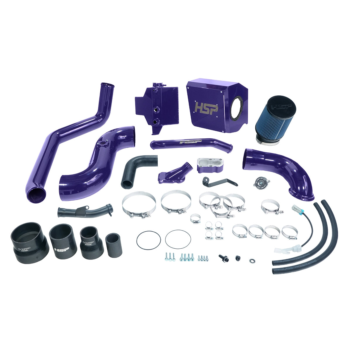 Deluxe No Bridge/Cold Side Bundle Kit For 2006-2007 Chevrolet/GMC-Illusion Purple HSP Diesel