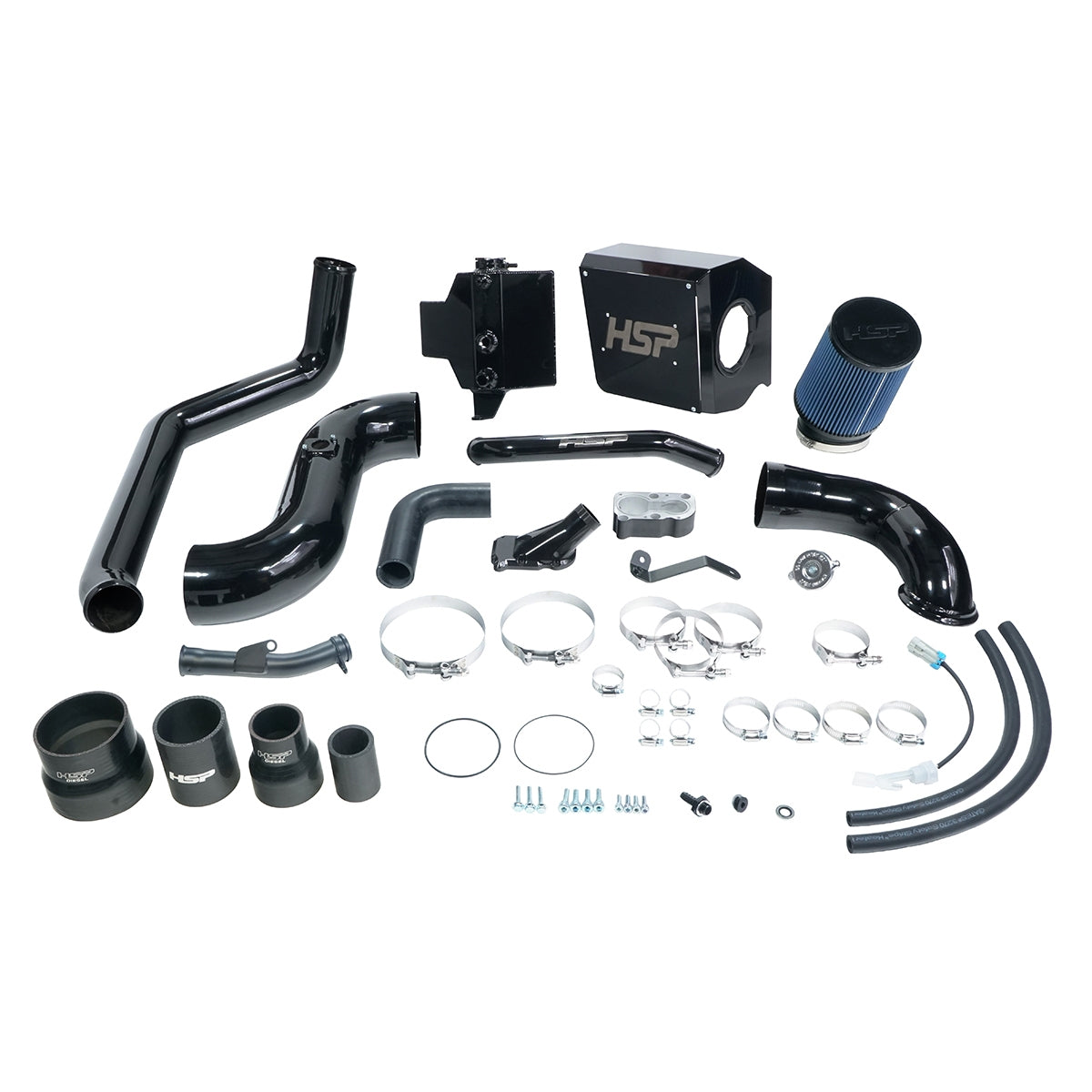 Deluxe No Bridge/Cold Side Bundle Kit For 2006-2007 Chevrolet/GMC-Ink Black HSP Diesel