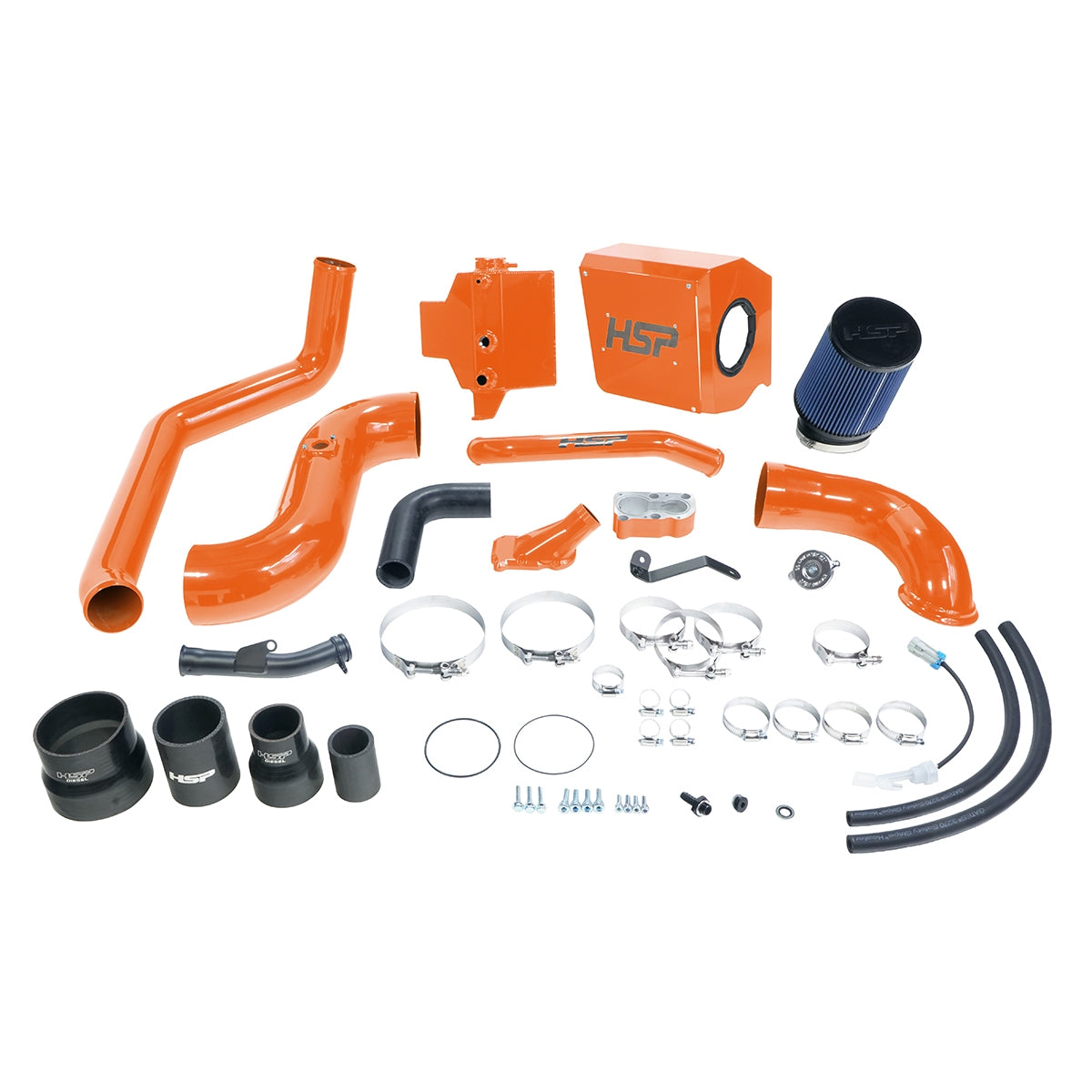 Deluxe No Bridge/Cold Side Bundle Kit For 2006-2007 Chevrolet/GMC-M&M Orange HSP Diesel