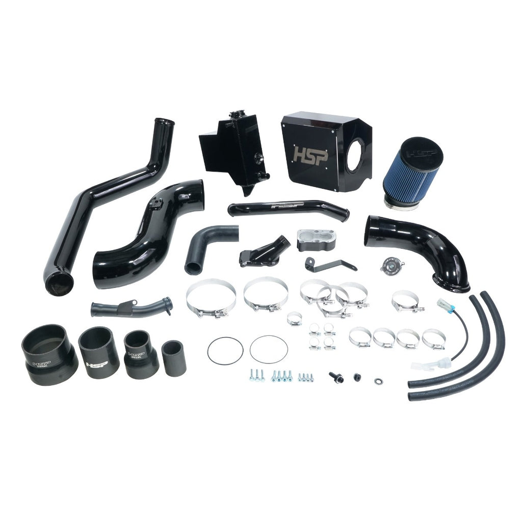 Deluxe No Bridge/Cold Side Bundle Kit For 2007.5-2010 Chevrolet/GMC-Ink Black HSP Diesel