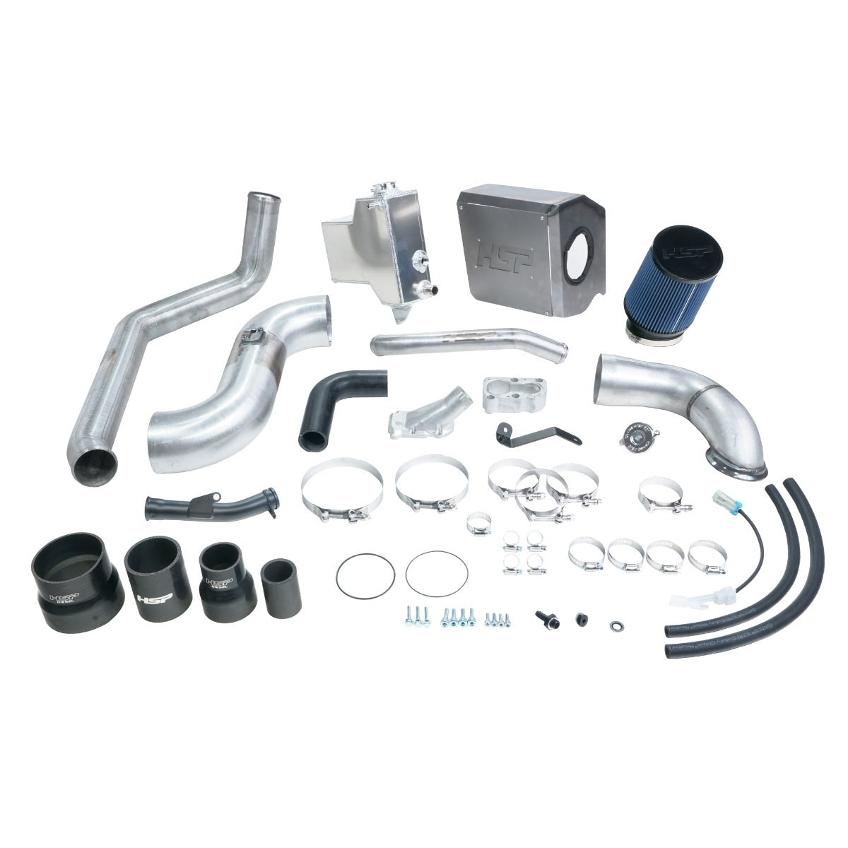 Deluxe No Bridge/Cold Side Bundle Kit For 2007.5-2010 Chevrolet/GMC-Raw HSP Diesel
