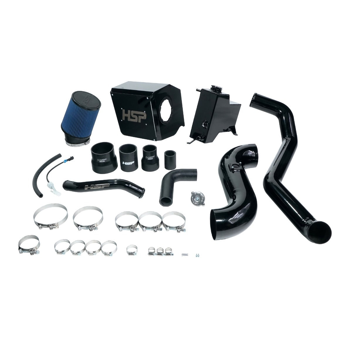 Deluxe No Bridge/Cold Side Bundle Kit For 2011-2012 Chevrolet/GMC-Ink Black HSP Diesel