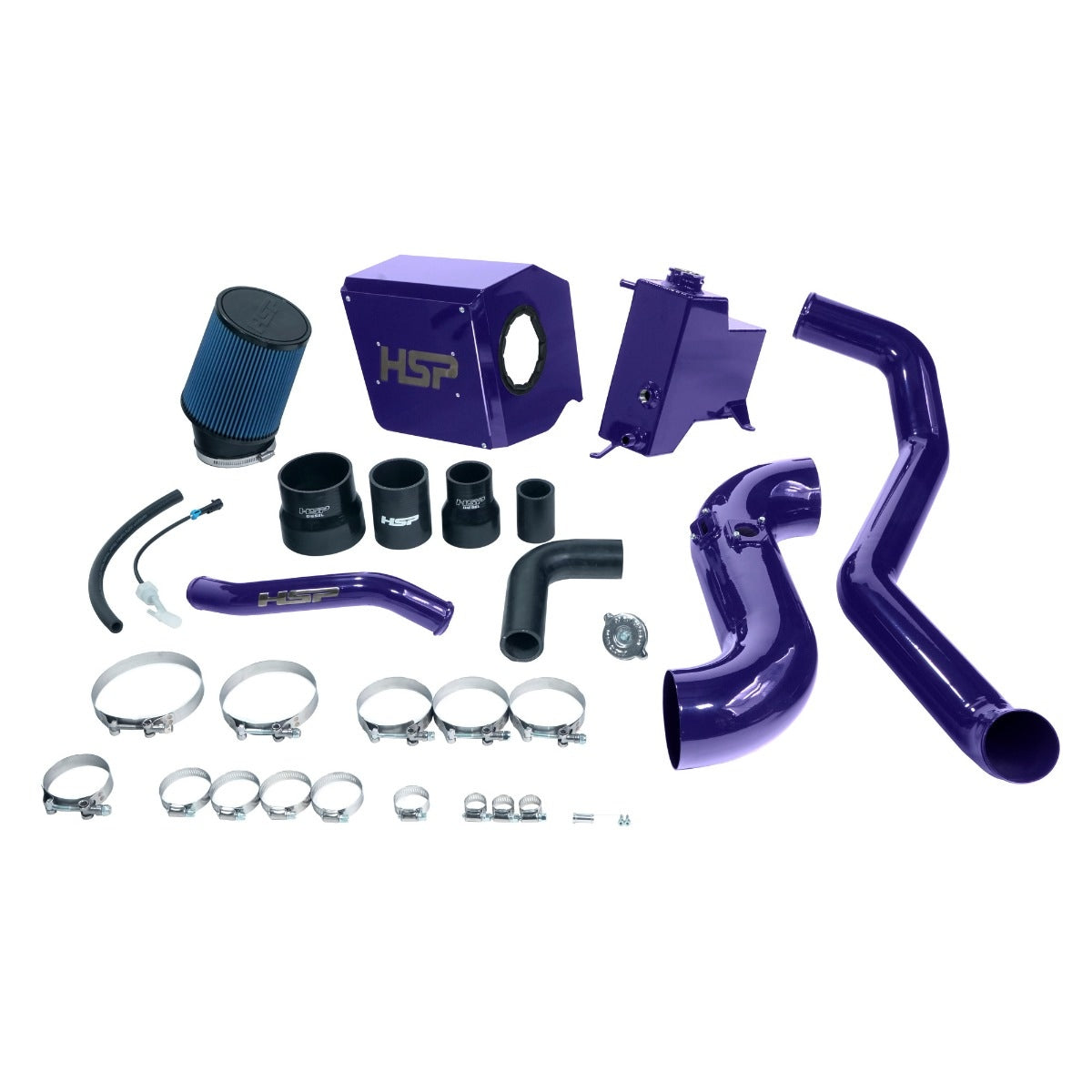 Deluxe No Bridge/Cold Side Bundle Kit For 2013-2014 Chevrolet/GMC-Illusion Purple HSP Diesel