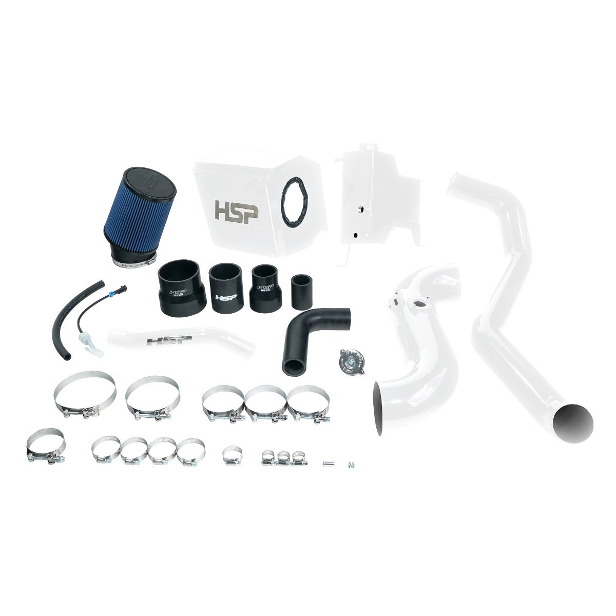 Deluxe No Bridge/Cold Side Bundle Kit For 2015-2016 Chevrolet/GMC-Polar White HSP Diesel