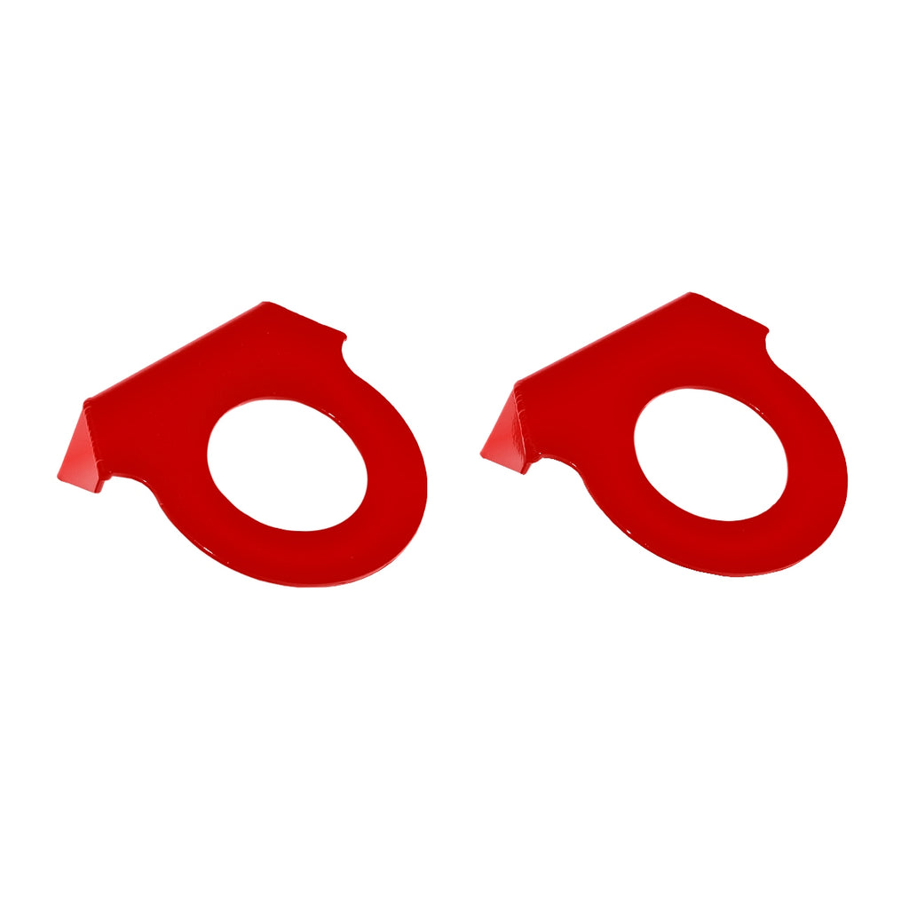 Coil Spring Show Plate For 06-22 Ford Powerstroke-Flag Red HSP Diesel